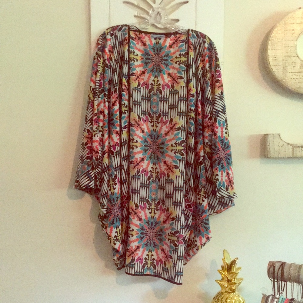 Patterned kimono